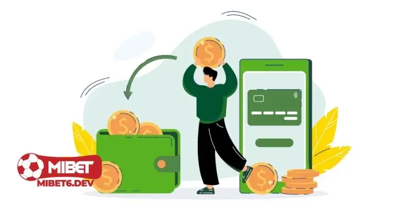 Hướng dẫn các bước rút tiền Mibet chi tiết